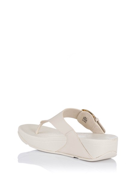 Sandália com cunha Lulu - Pele | FitFlop | Club del Zapato