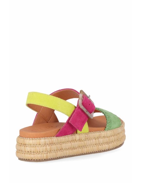 Sandália plataforma em pele - Ekos 01 | Chika 10 | Club del Zapato