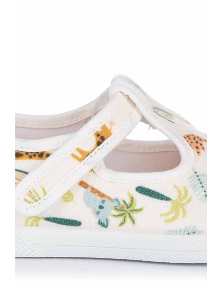 Sapatilha de lona - Velcro | Tokolate | Club del Zapato