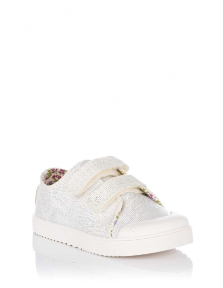 Sapatilha de lona com glitter - Barefoot | Pablosky | Club del Zapato