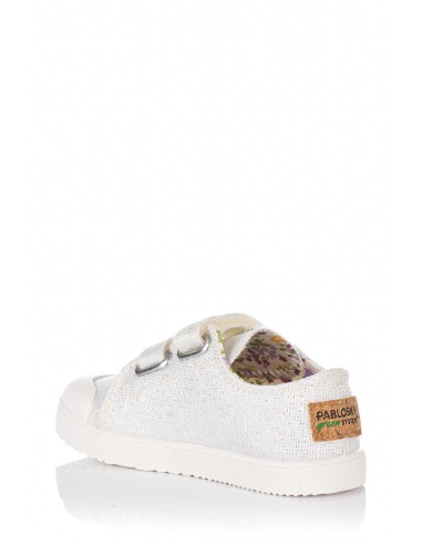 Sapatilha de lona com glitter - Barefoot | Pablosky | Club del Zapato