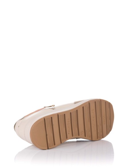 Sneaker com cunha - Pele | Treintas | Club del Zapato